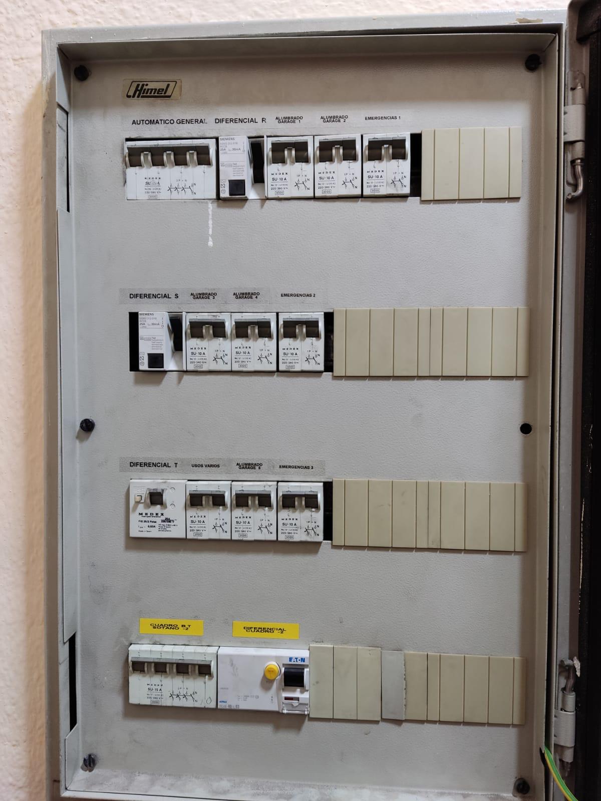 Detalle del cuadro eléctrico estructurado por TEF